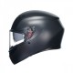 CASCO INTEGRAL AGV K3 E2206 NEGRO MATE